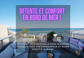 L'Ecrin des Cimes Appartement Duplex, terrasse vue panoramique, Box - Capitalchic Services Fréjus Plage